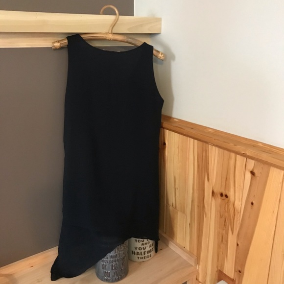 Soft Surroundings Black Asymmetrical Tank Top, EUC, M - Picture 2 of 12